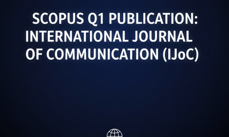 Scopus Q1 Publication: International Journal of Communication (IJoC)